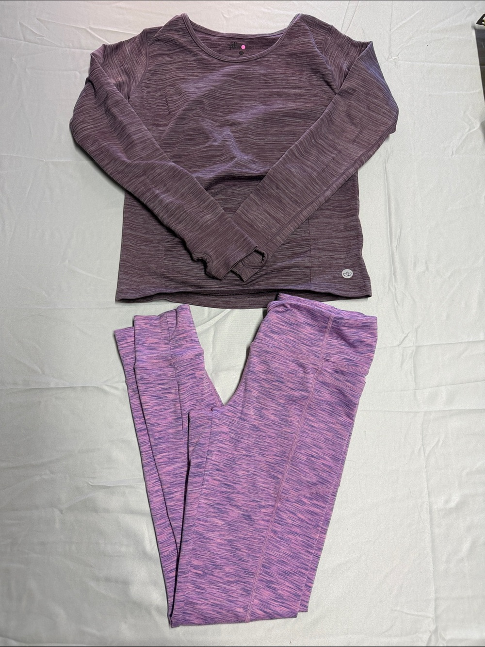 Jill Yoga - Purple Lounge Top & Legging Set - size kids large